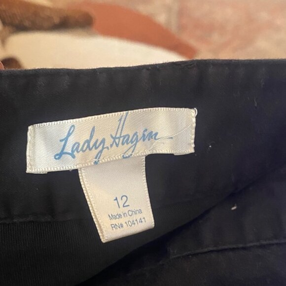 Lady Hagen Black Mini Skort Size 12 - Picture 2 of 6